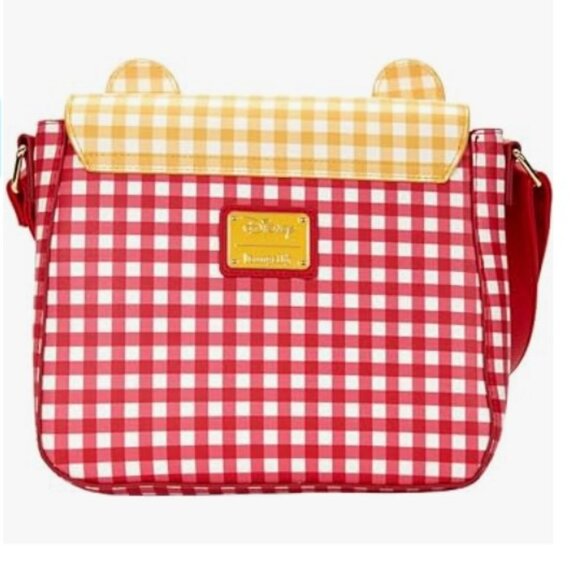 LOUNGEFLY Winnie the Pooh Gingham Crossbody Bag - Picture 6 of 14